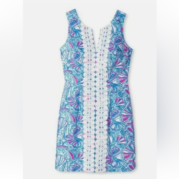 Pulitzer for Target Shift Dress My Fans blue 6 - Picture 4 of 13